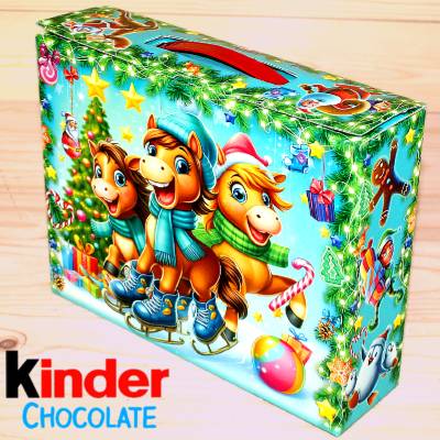 Киндер-подарок в картонной упаковке с символом 2026 в Пушкино