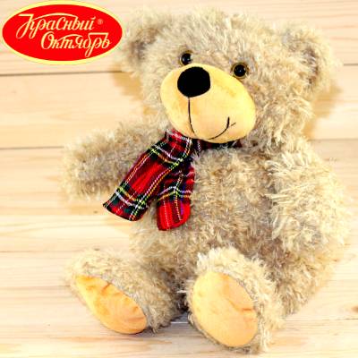 Сладкий новогодний подарок-Мишка от Красного Октября в Пушкино