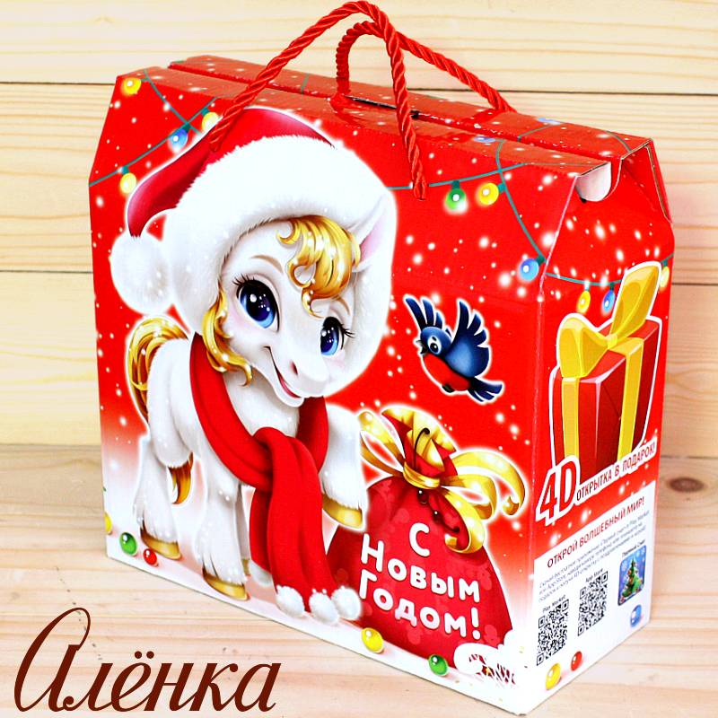 Детский новогодний подарок 2026 года от фабрики Красный Октябрь в Пушкино