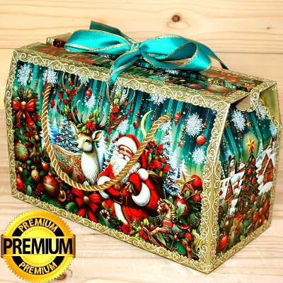 Премиум подарок в картонной упаковке на Новый 2026 год в Пушкино
