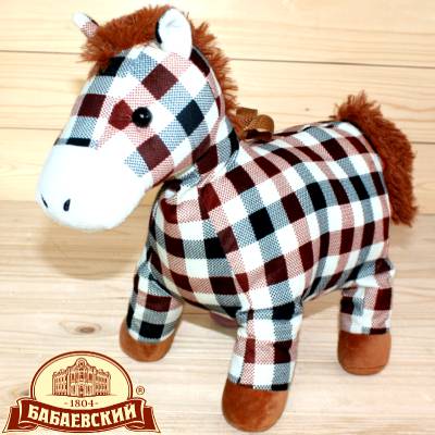 Детский новогодний подарок с конфетами Лошадка в Пушкино