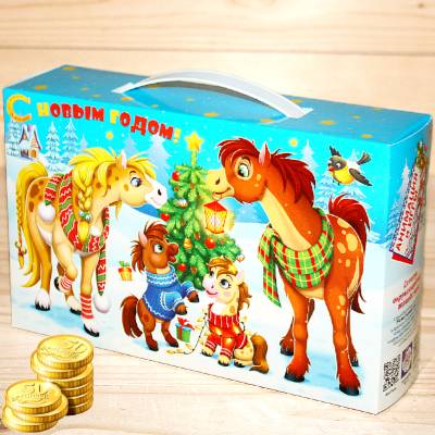 Недорогой сладкий подарок на Новый Год детям 2026 года в Пушкино