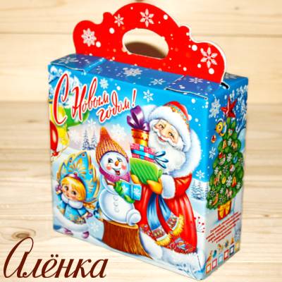 Подарок от Аленки в картонной упаковке в Пушкино