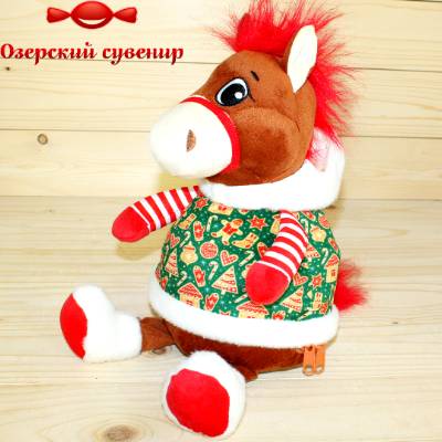 Детский новогодний подарок Озерский Сувенир в мягкой игрушке в Пушкино