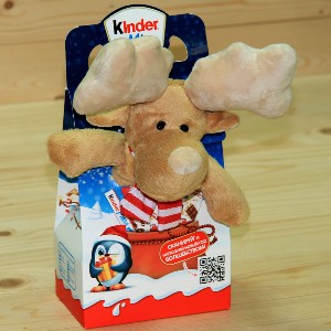 Киндер-подарок с игрушкой Лось весом 137,5 грамм в Пушкино