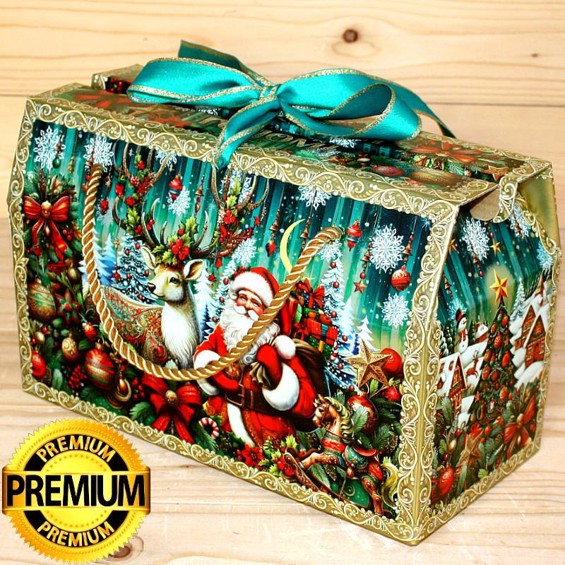 Премиум подарок в картонной упаковке на Новый 2026 год в Пушкино