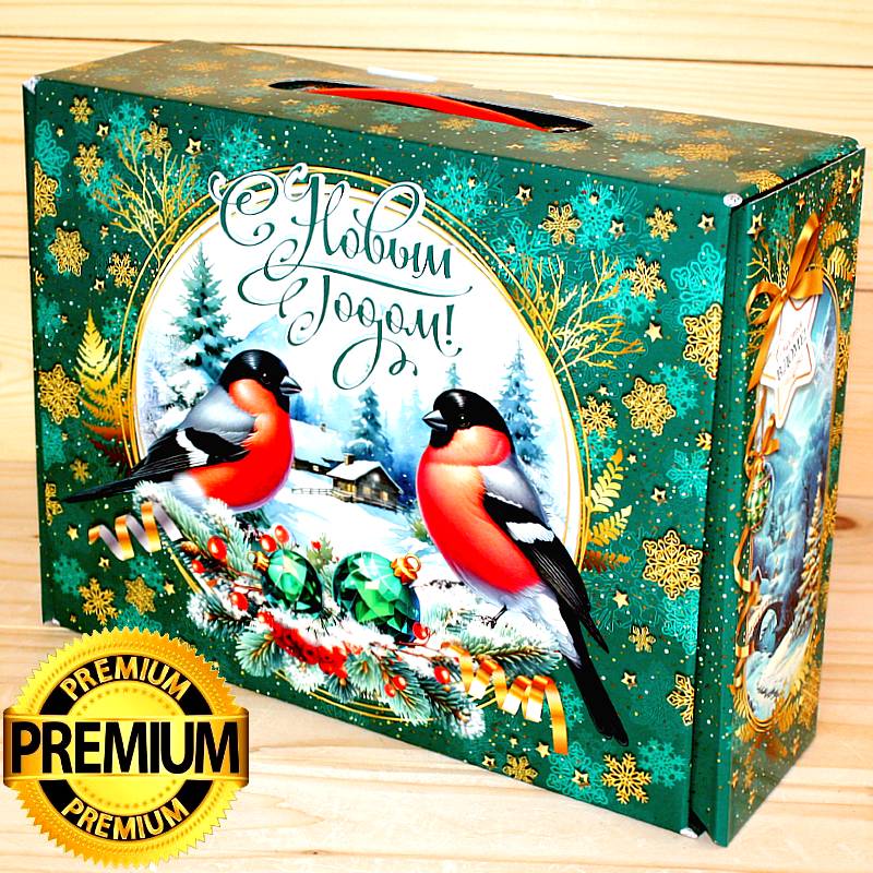 Премиум подарок в картонной упаковке на Новый 2026 год в Пушкино