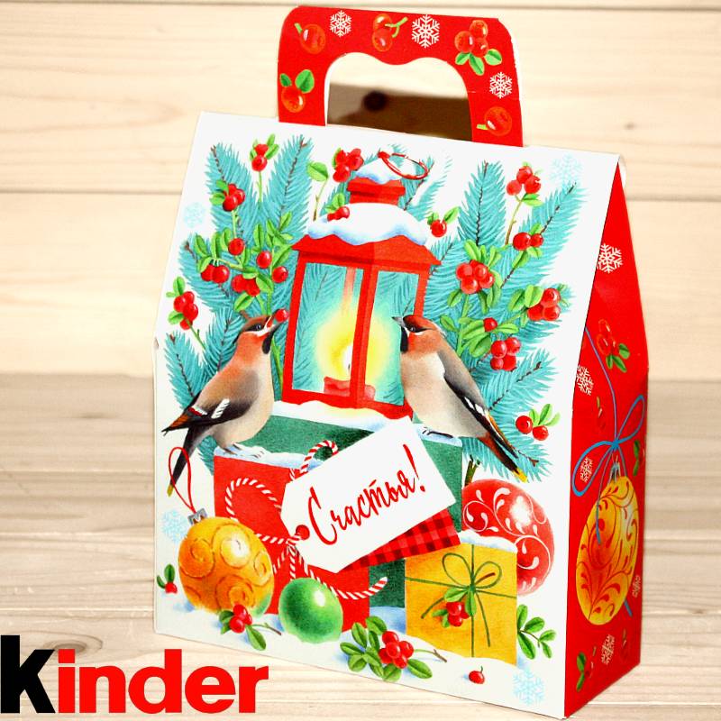 Киндер-подарок в картонной упаковке 2026 в Пушкино