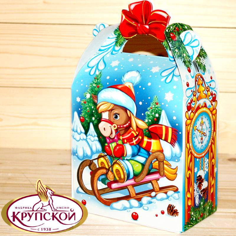 Сладкий новогодний подарок от фабрики Крупская в Пушкино