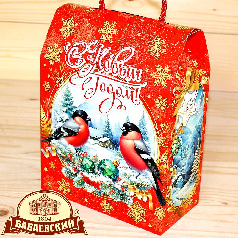 Бабаевский сладкий новогодний подарок -Снегири 2026 в Пушкино